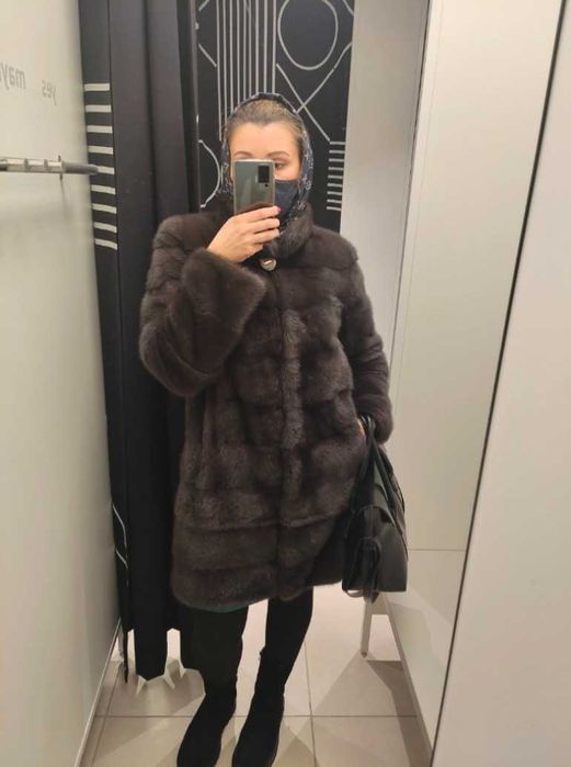Натуральна шуба із норки