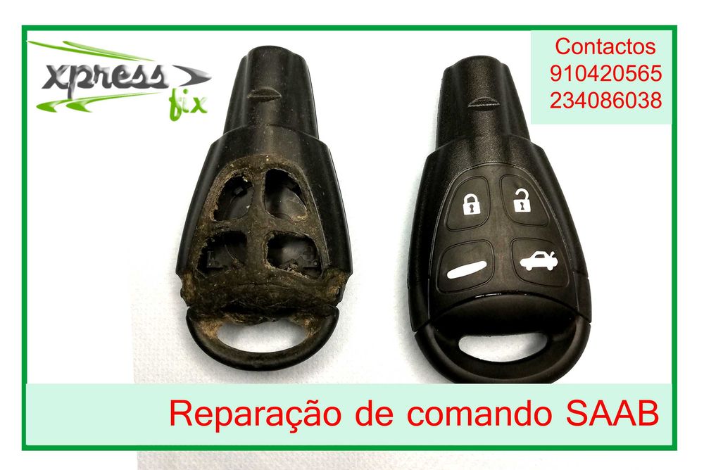 Reparação de comandos e troca de capas