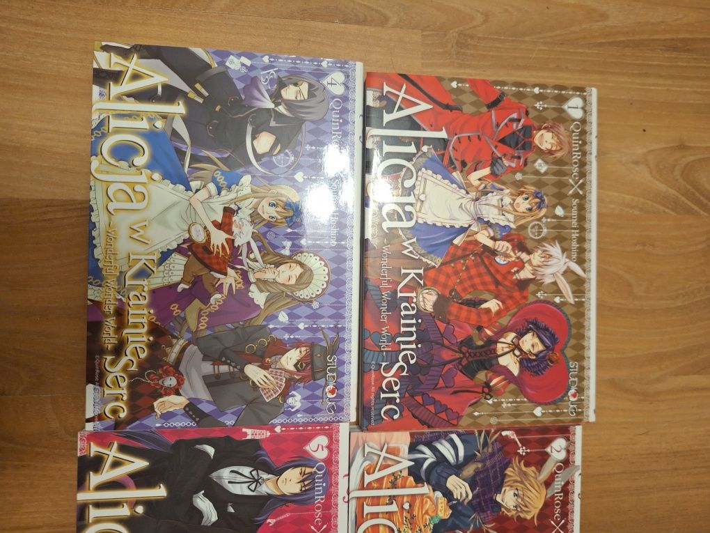 Alicja w krainie serc Manga 1-6 cała seria  Manga