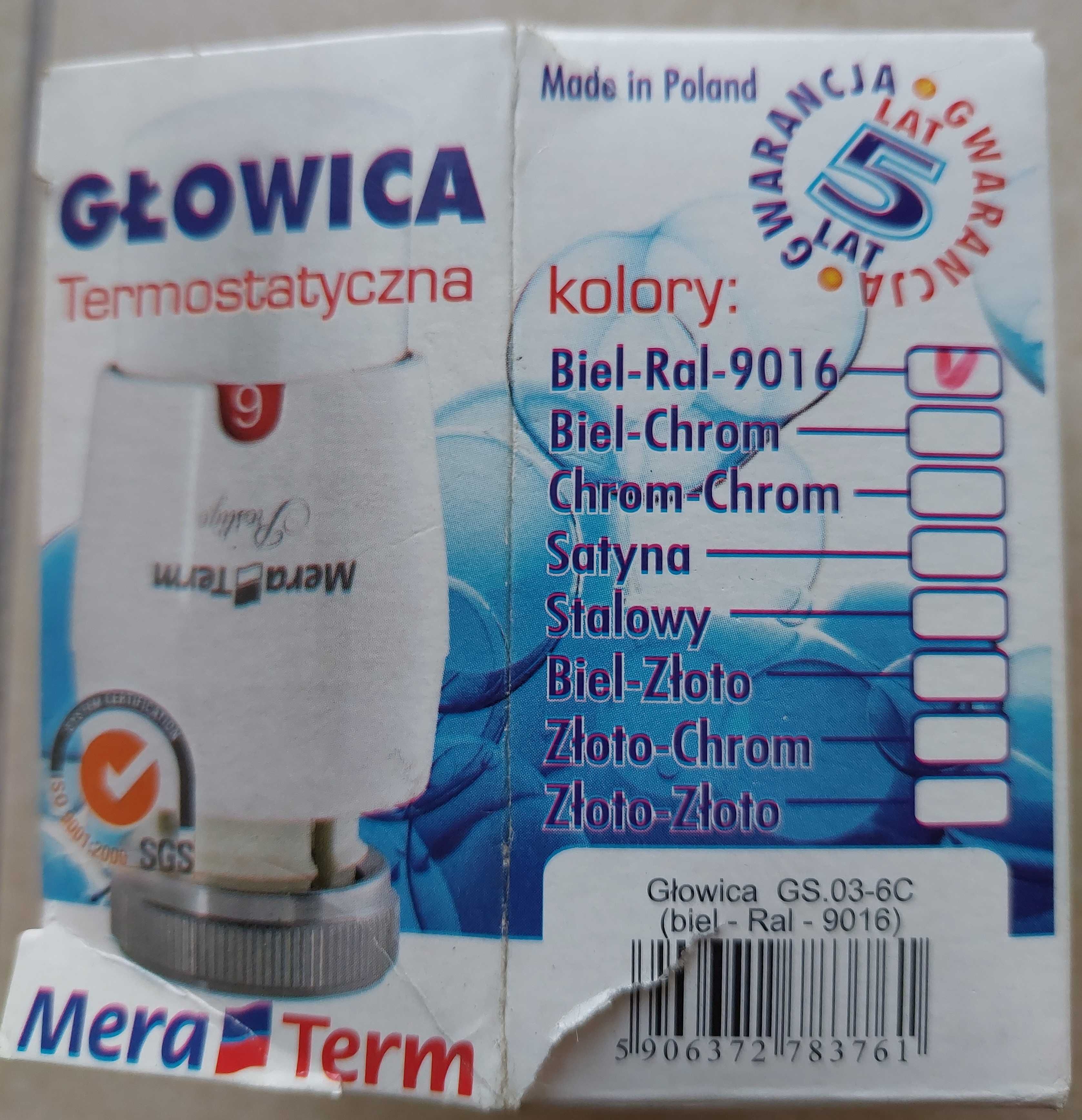 Głowica termostatyczna Mera Term Prestige - nowa