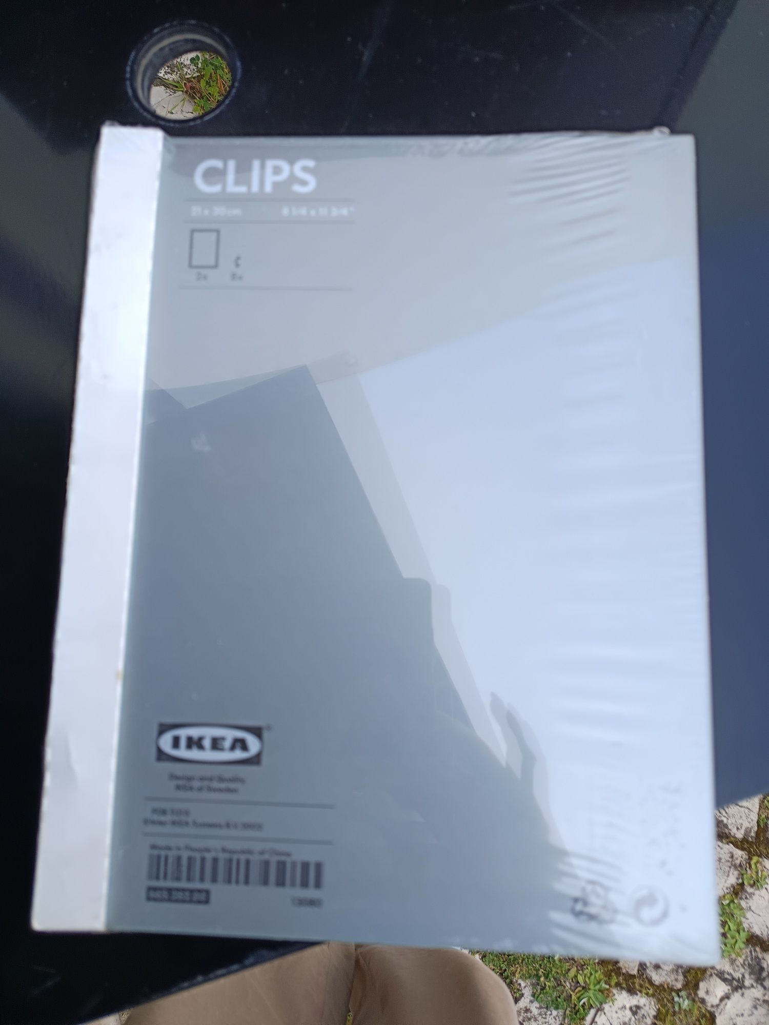 Molduras vidro clips