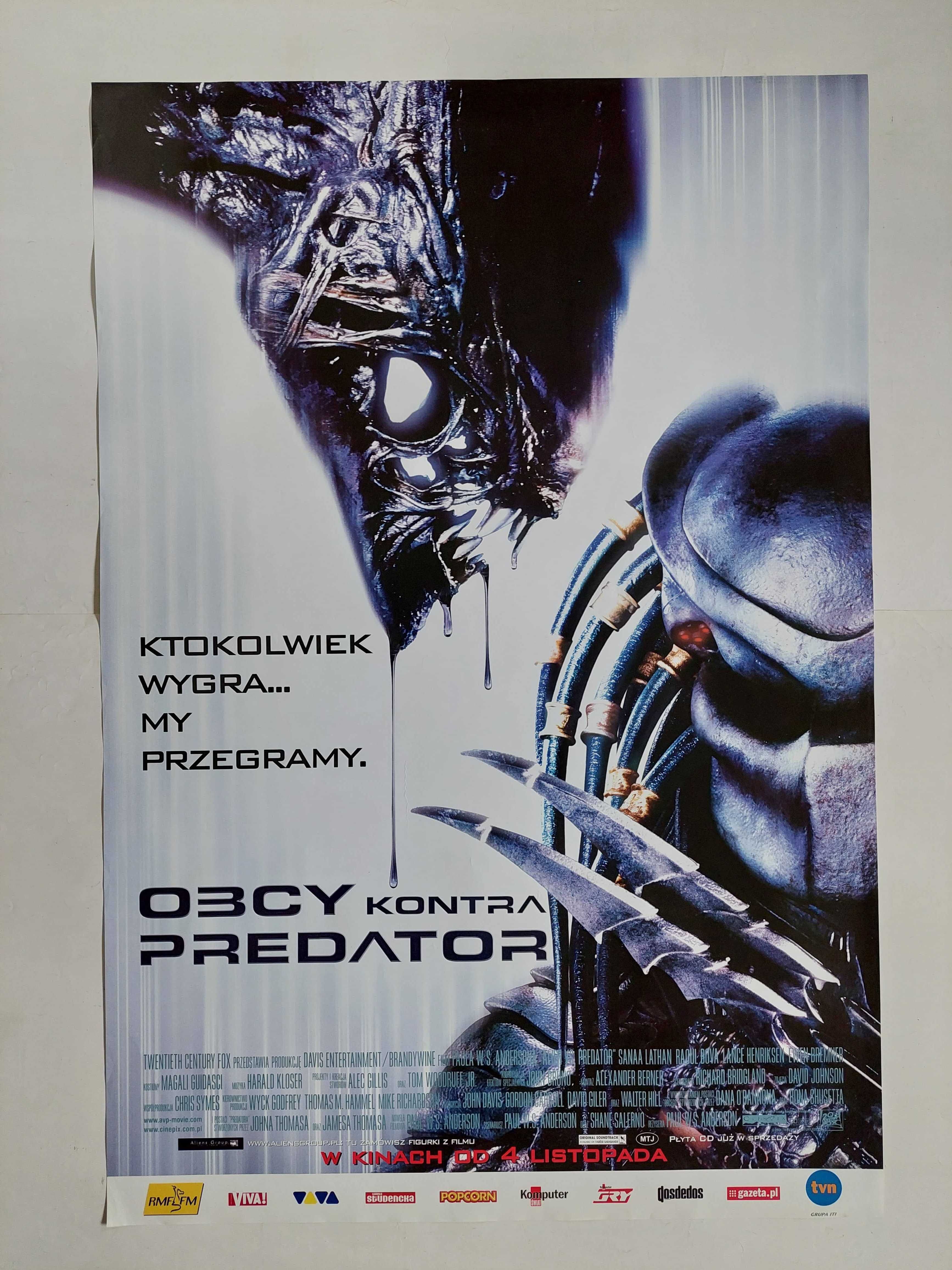 Plakat filmowy oryginalny - Obcy kontra Predator