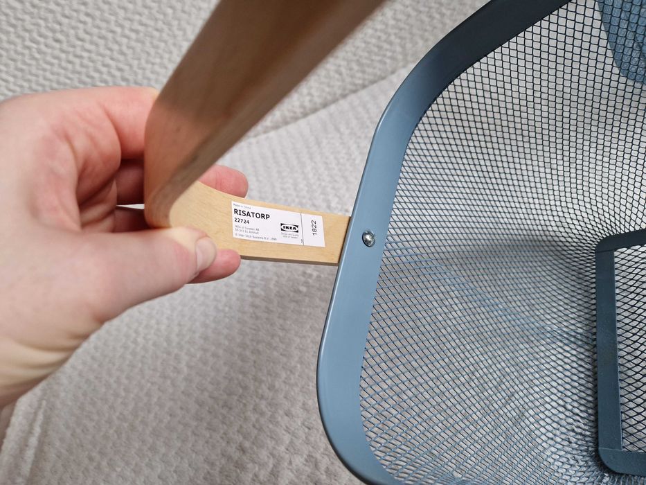 2 koszyki ikea RISATORP niebieskie