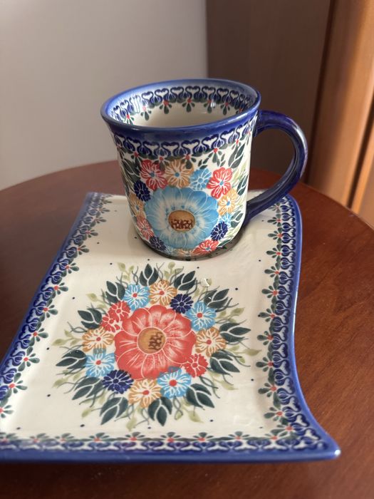 Kubek ze spodkiem Bolesławiec Andy