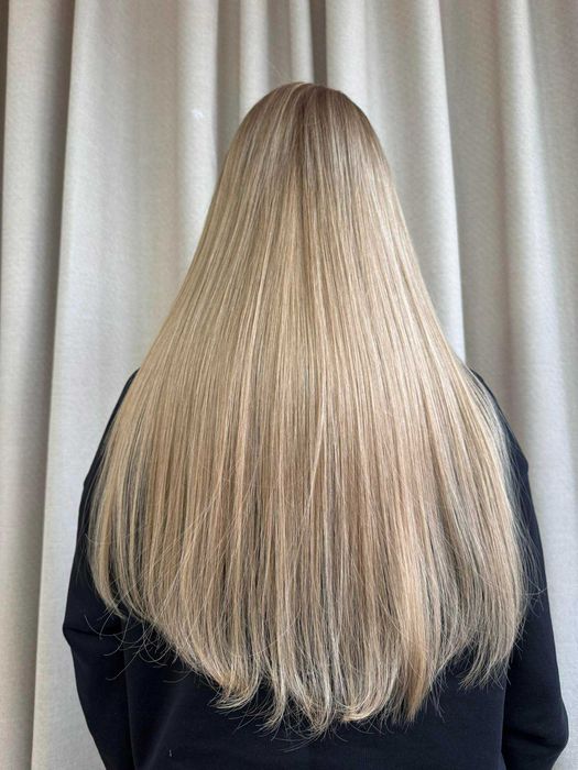 Przedłużanie włosów/zagęszczanie/metoda tape on/keratyna/prostowanie