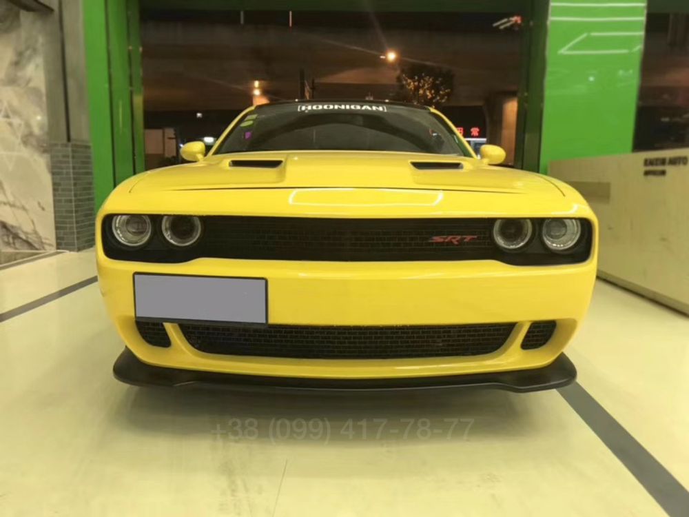 Бампер передний Dodge Challenger SRT Hellcat Решетка Губа