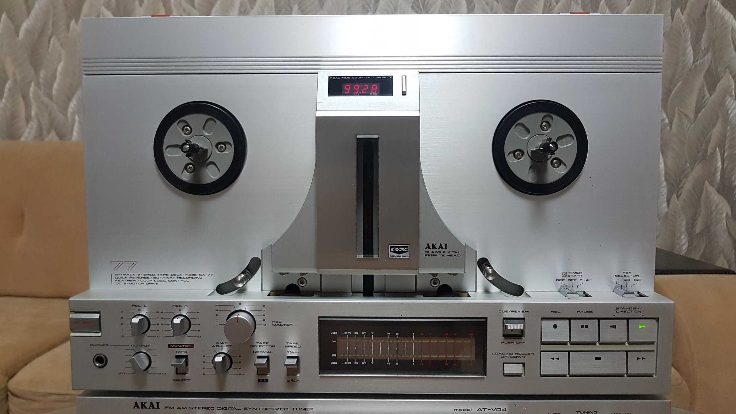Комплект Akai GX-77+AT-V 04+AM-U33+ GX-R 55 made in Japan