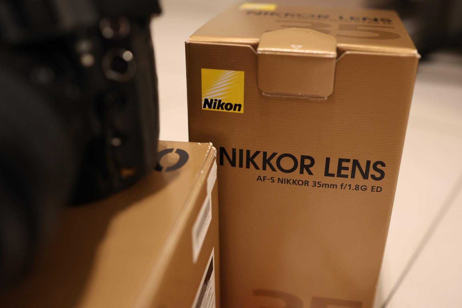 Aparat Nikon D800 + obiektyw nikkor AF-S 35 mm f/1.8 G ED