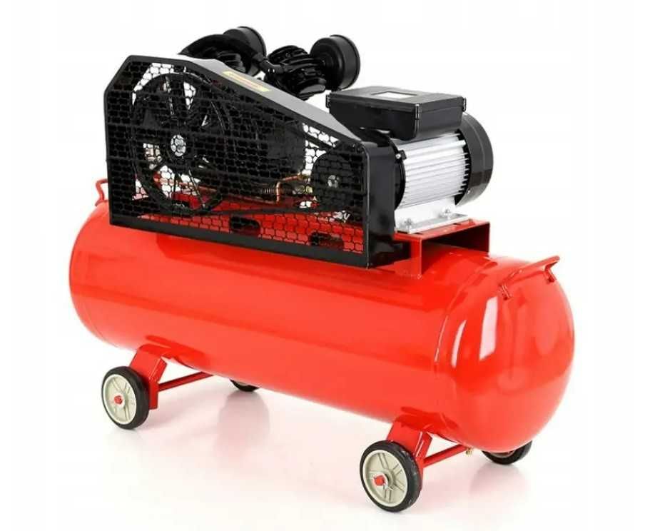 Компресор 100 л. Ремінний Kraft&Dele KD402 2.8 кВт 580л/м два цилінда