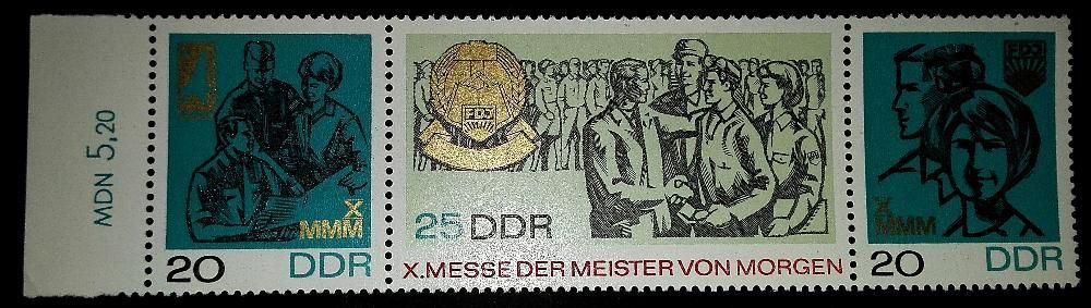 3x Znaczek Niemcy 1967 Fair Of The Masters From Tomorrow - Targi