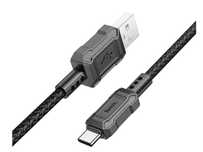 Kabel USB Typ C Hoco Leader X94 3A oplot, wzmocniona konstrukcja