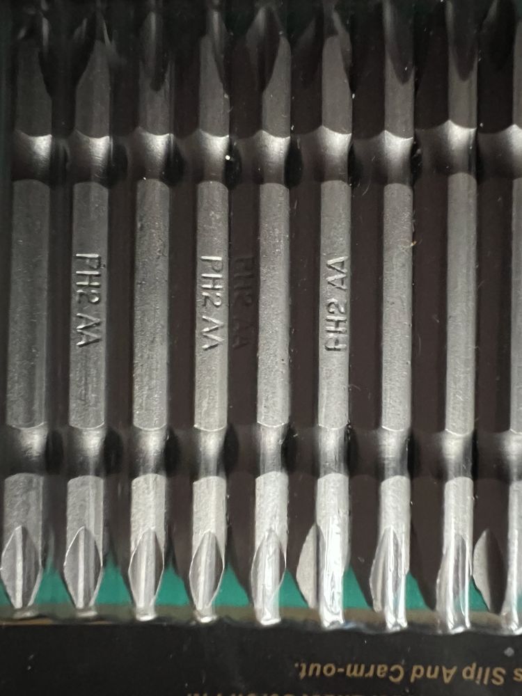 Двохстороння Біта whirl power ph2 aa набір із 10 шт- 110 грн