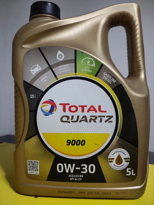 Olej total quartz 0W-30 nowy