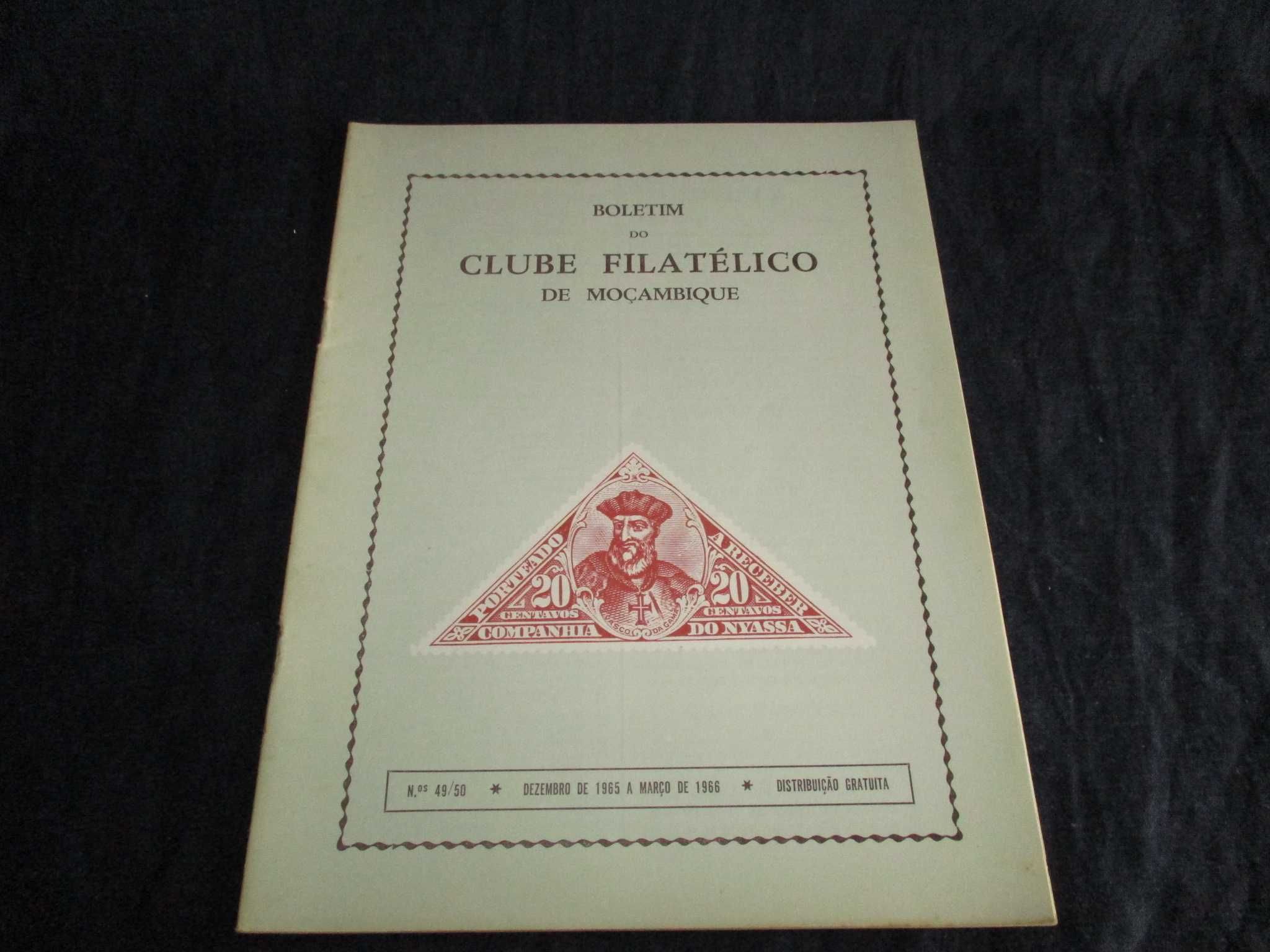 Livro Boletim do Clube Filatélico de Moçambique 1965 a 1966