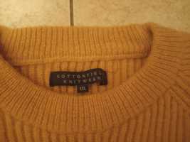 Sweter męski COTTONFIELD , Nowy, kolor żółty, rozmiar XXL