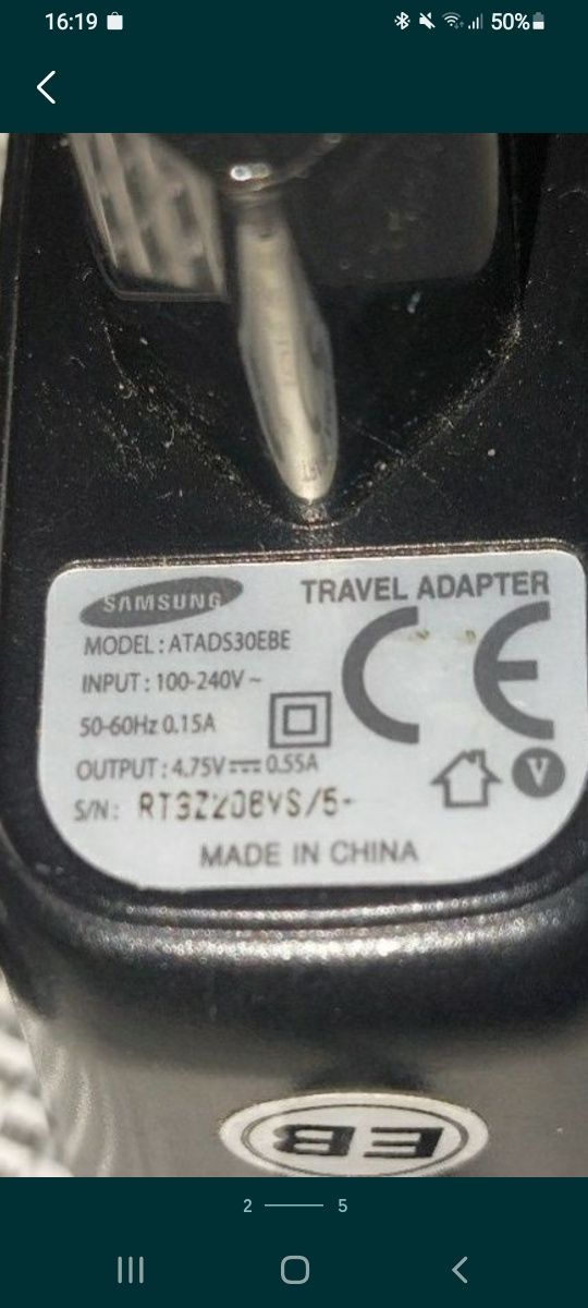 Ładowarka sieciowa Samsung ATADS530EBE