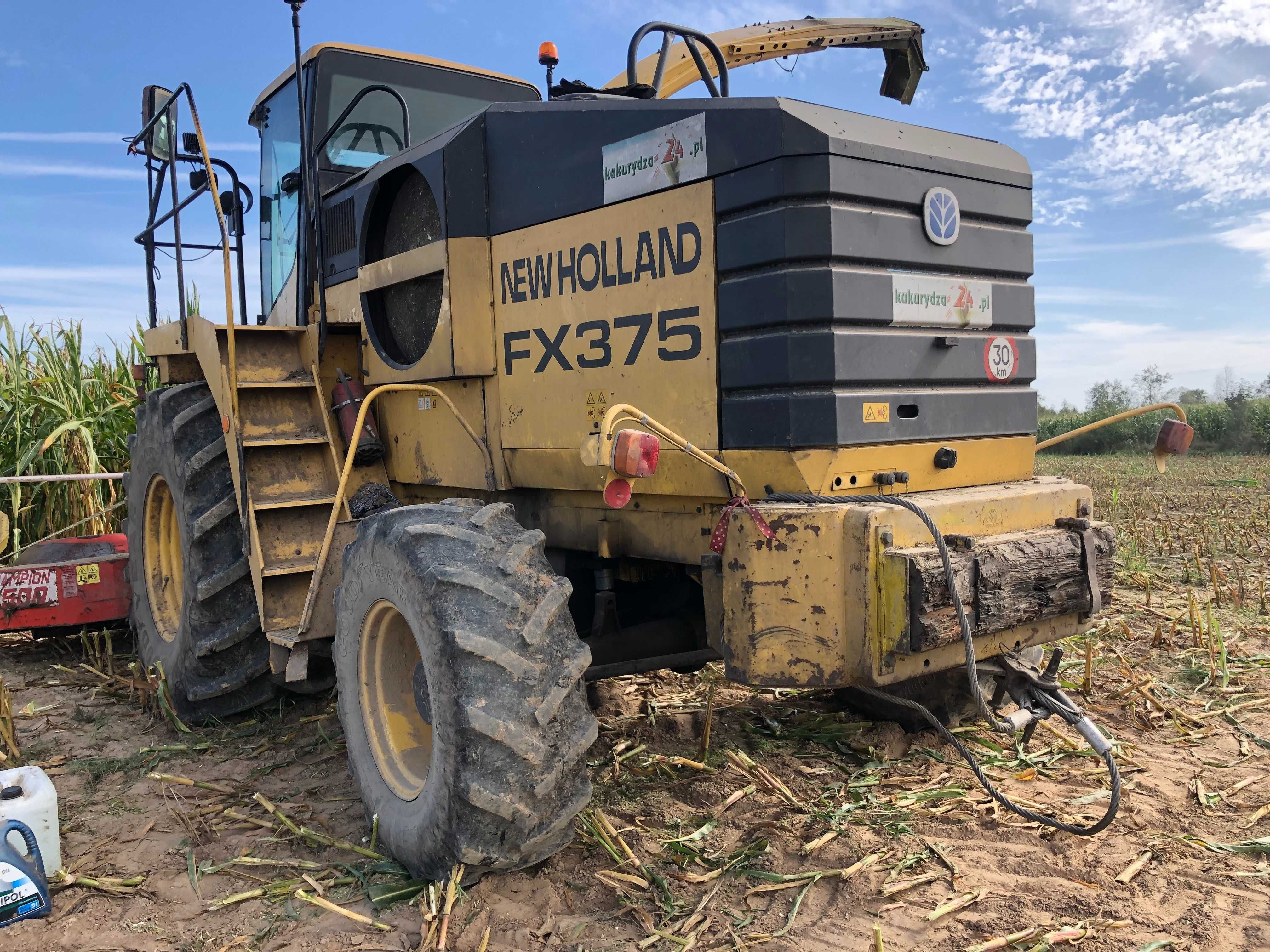 sieczkarnia do kukurydzy new holland fx 375  4x4