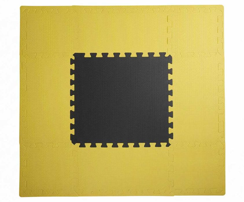 Mata puzzle piankowe 4,5m2 | 50szt do ćwiczeń jogi pod sprzęt siłownię