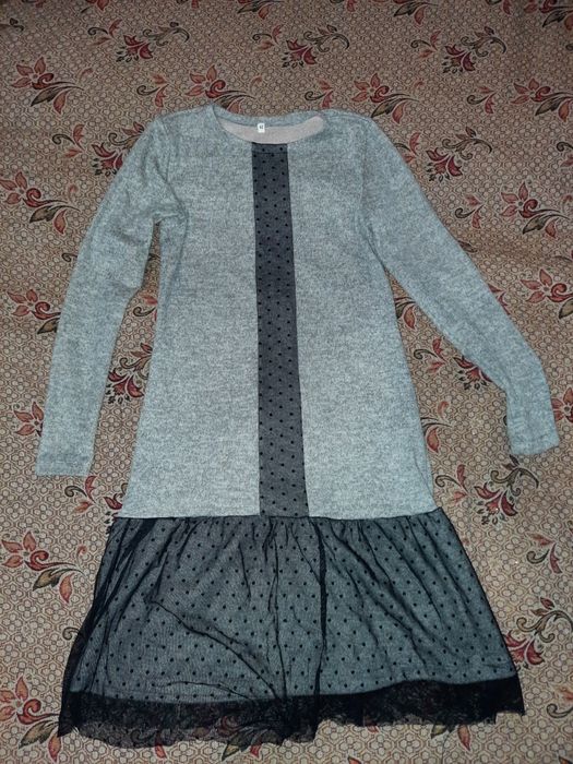 Тёплое платье р.42