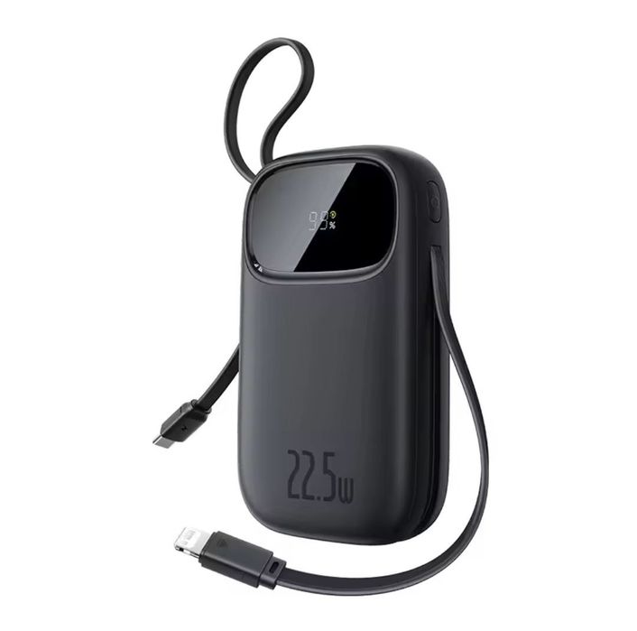 Power Bank Baseus 20000mAh,швидка зарядка 22,5W,колір білий та чорний