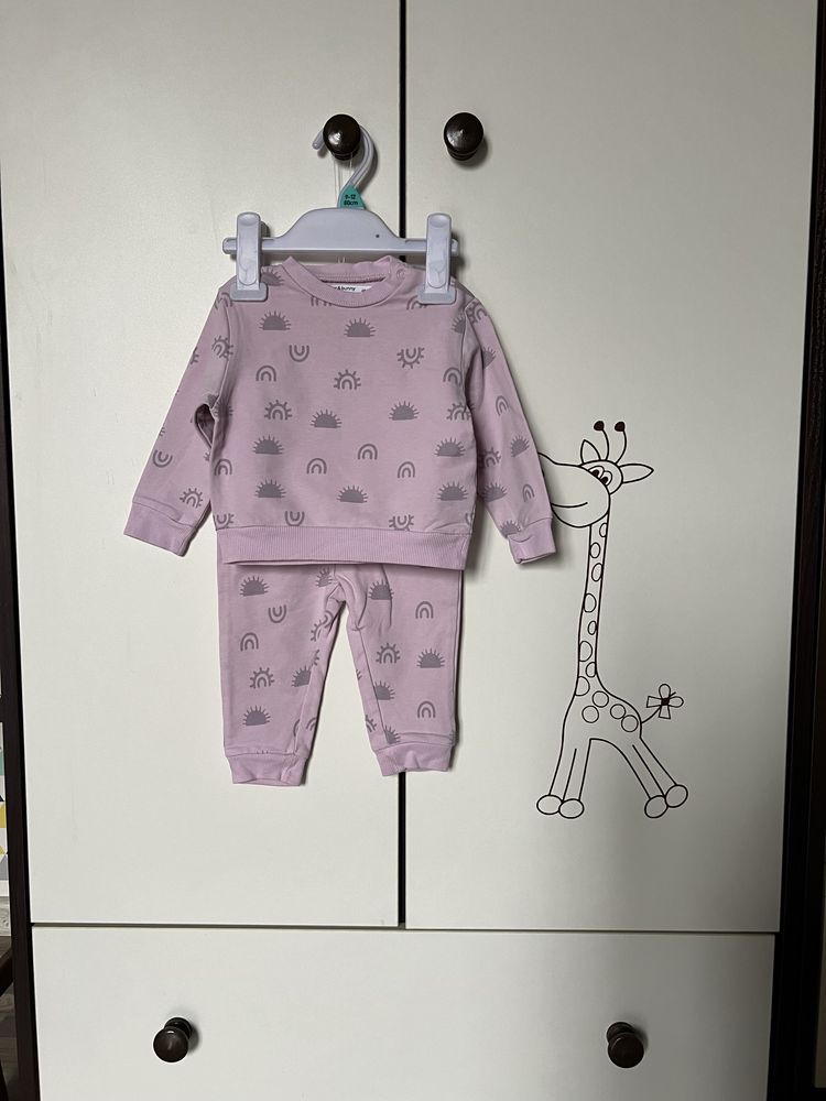 FOX AND BUNNY dres dziewczęcy 3-6 msc r. 68