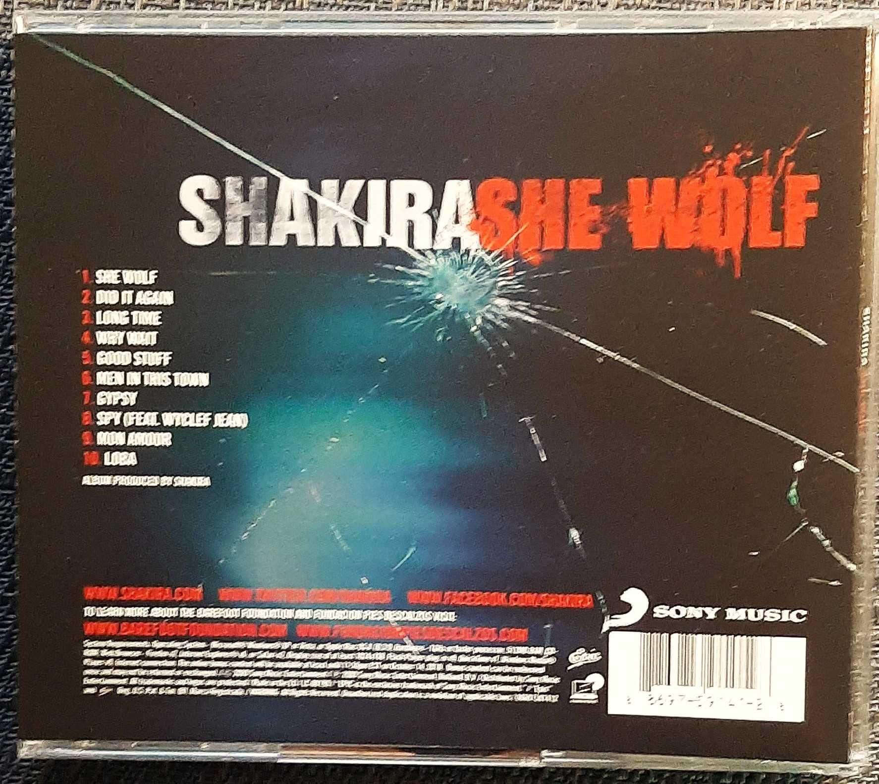 Polecam Super  Album Cd SHAKIRA  - Album She Wolf  Cd