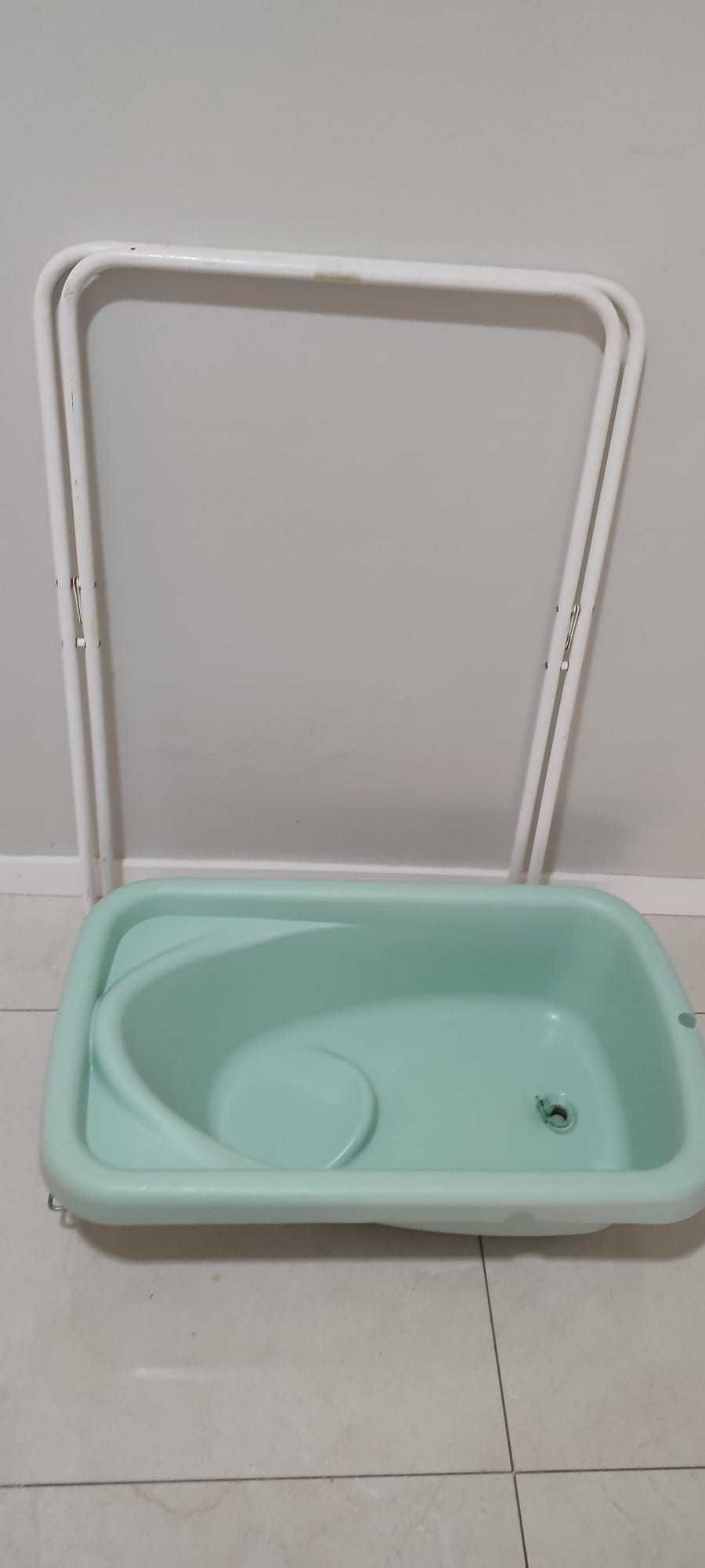 Banheira para Bebé com suporte
