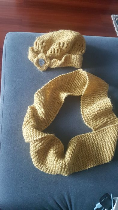 Gorro e gola quentinhos