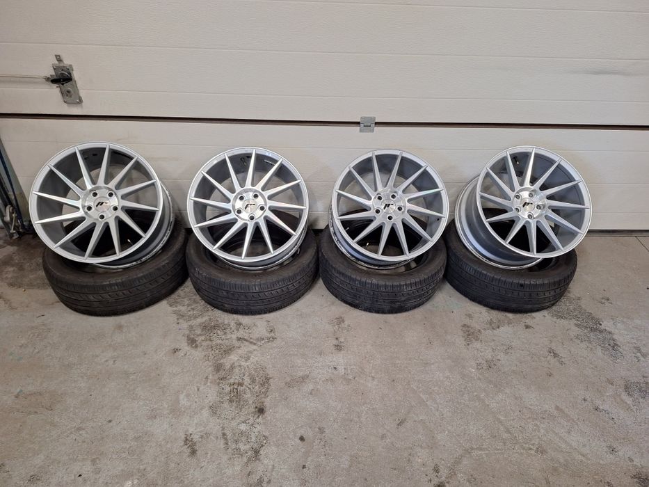 Alufelgi Japan racing jr22  jr 5x108 19" 2x9,5j 2x 8,5j jak nowe felgi
