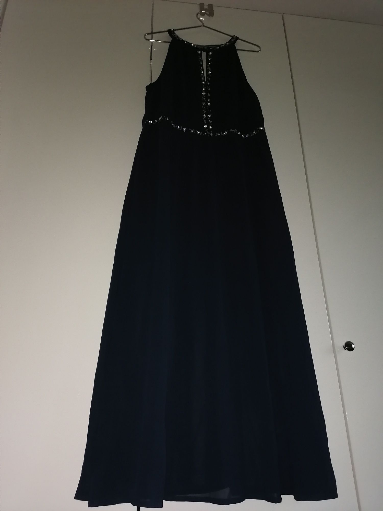 sukienka elegancka cekiny święta ślub wesele studniówka przyjęcie 44