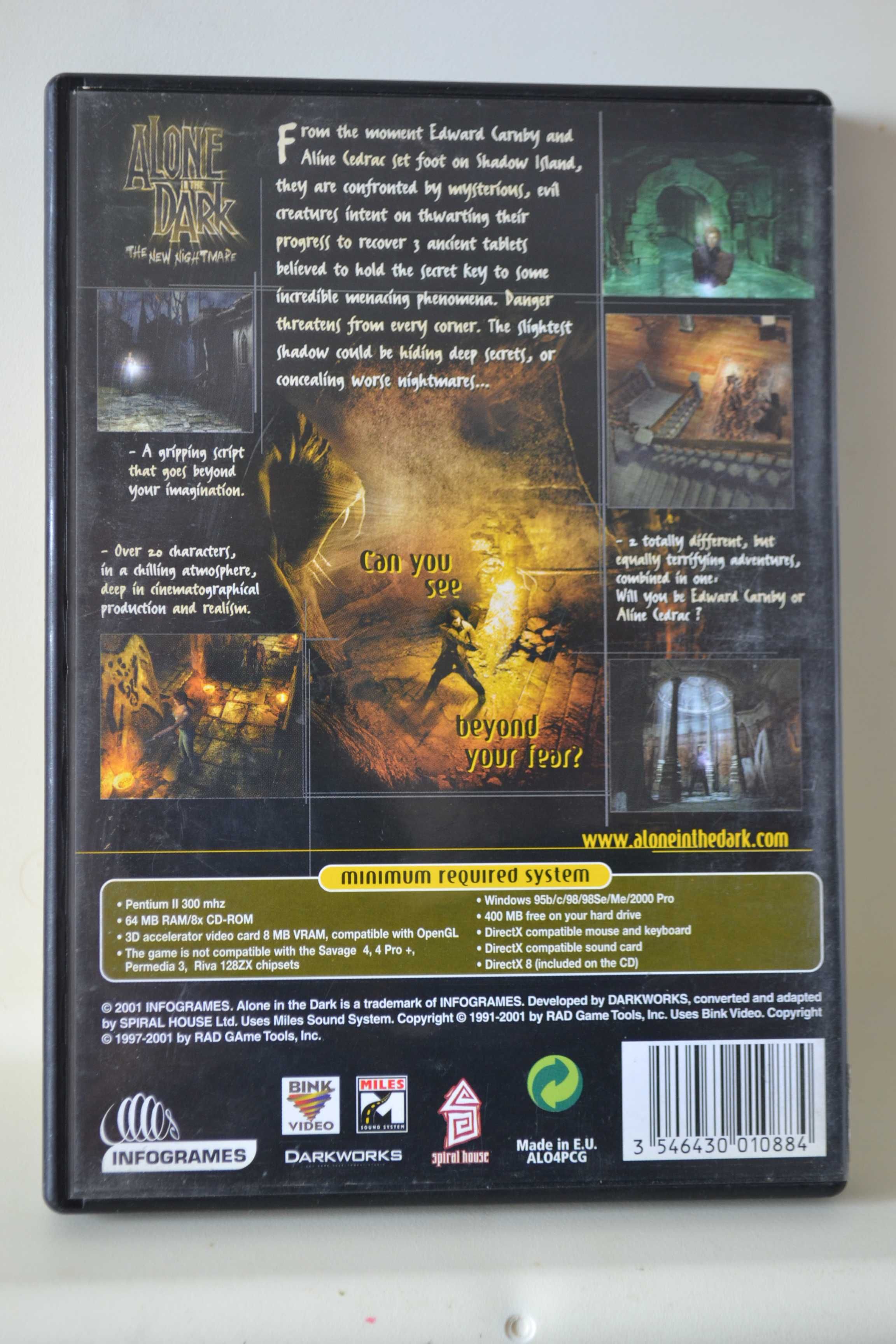 Alone In The Dark  The New Nightmare  PC