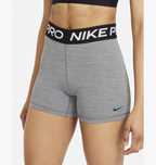 Сірі короткі спортивні шорти найкі Nike pro, S