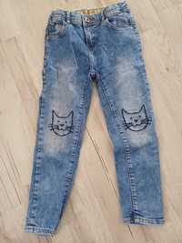 Spodnie jeans rozm.122