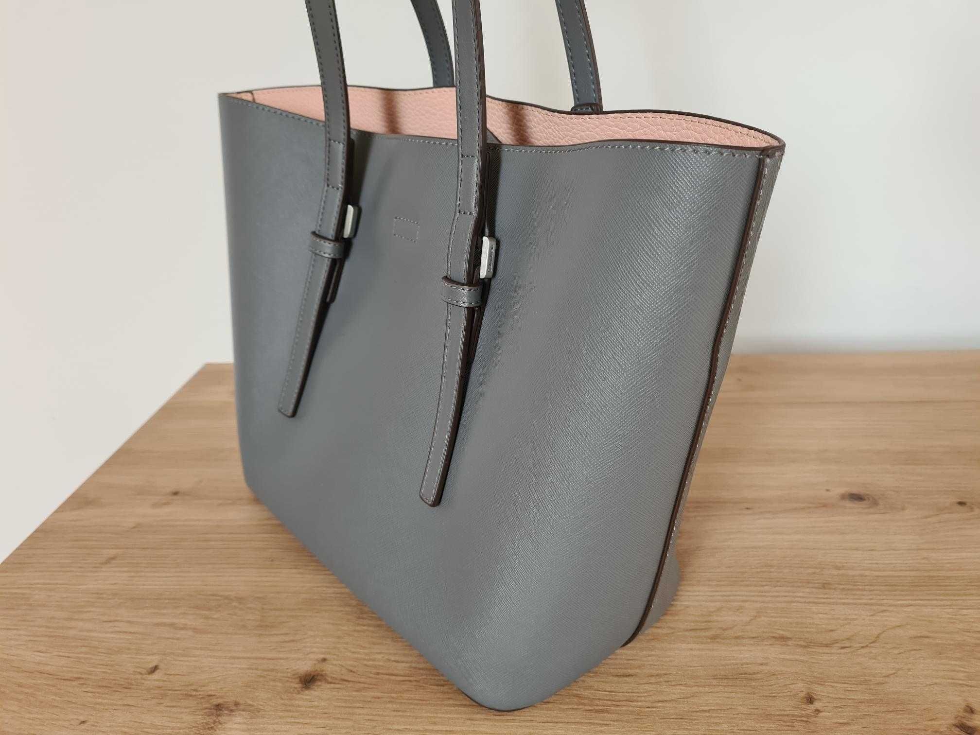 Torebka CALVIN KLEIN Ck Medium Tote Solid Szara