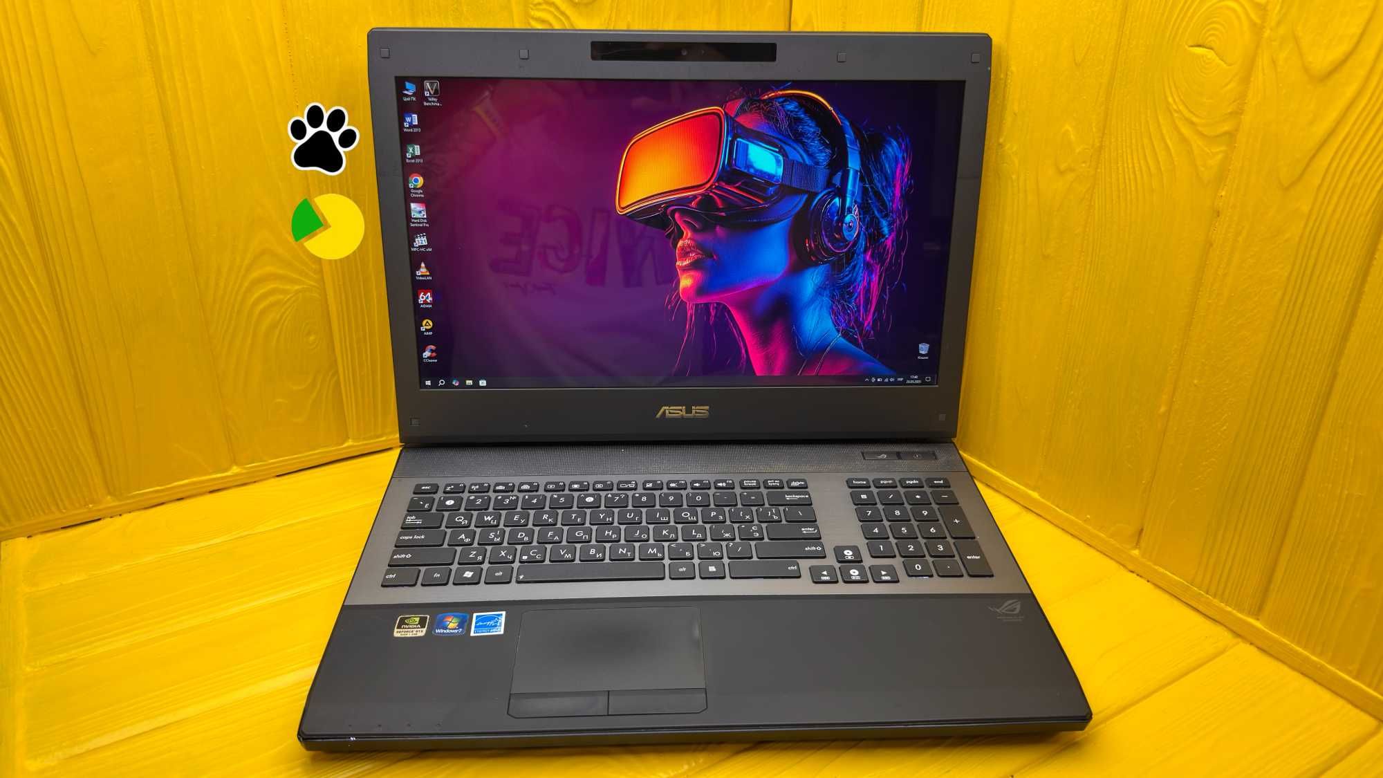 Ноутбук Для Работы и Игр Asus ROG G74SX /17.3" FHD/GTX 560M 2 GB