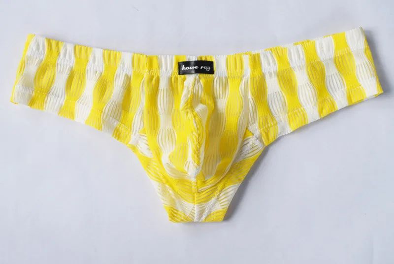 Męskie Erotyczne Przeźroczyste Bokserki Brazyliany - Stringi - XL
