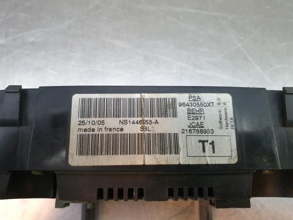 Comando chauffage / sofagem PEUGEOT 307 (3A/C)