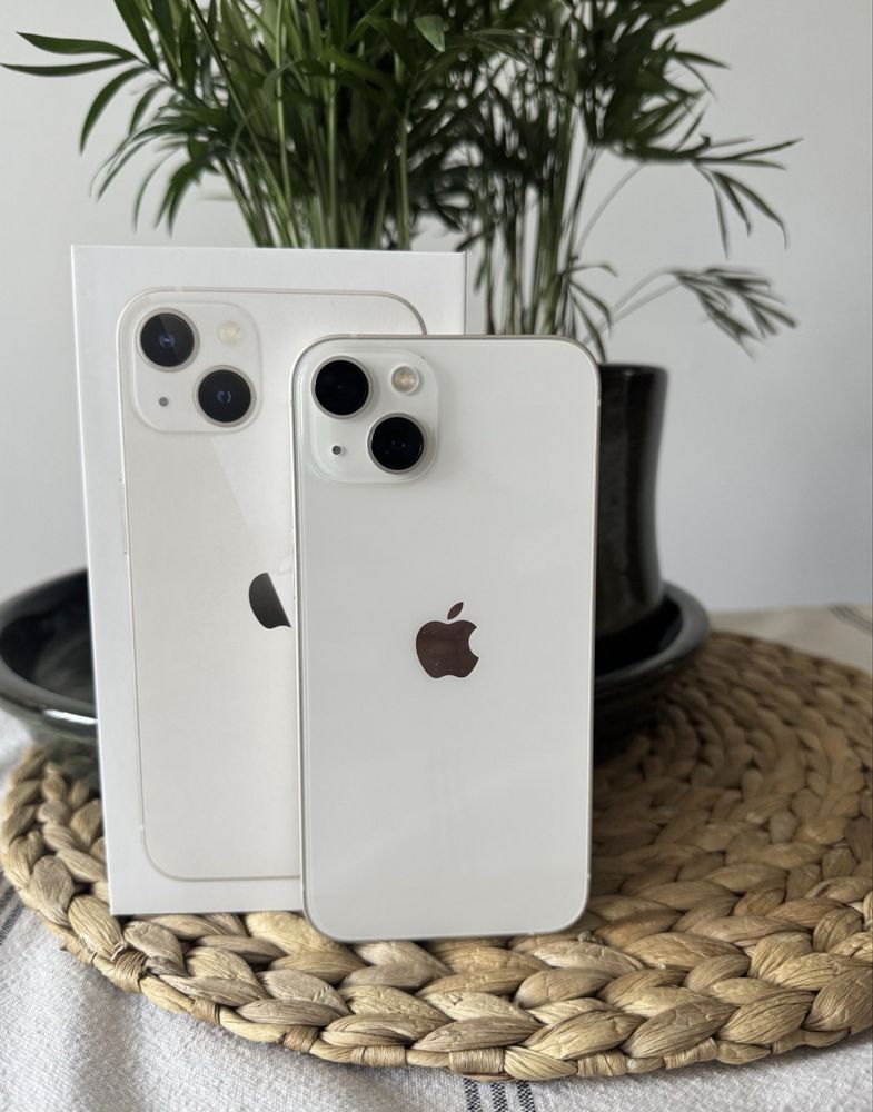 Apple iPhone 13 - Bialy - Idealny