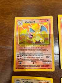 Carta raras primeiras edições Pokémon