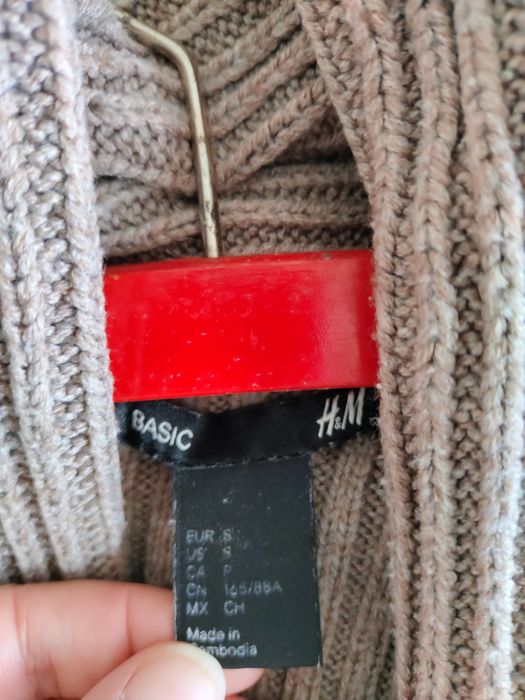 Casaco marca HM bege