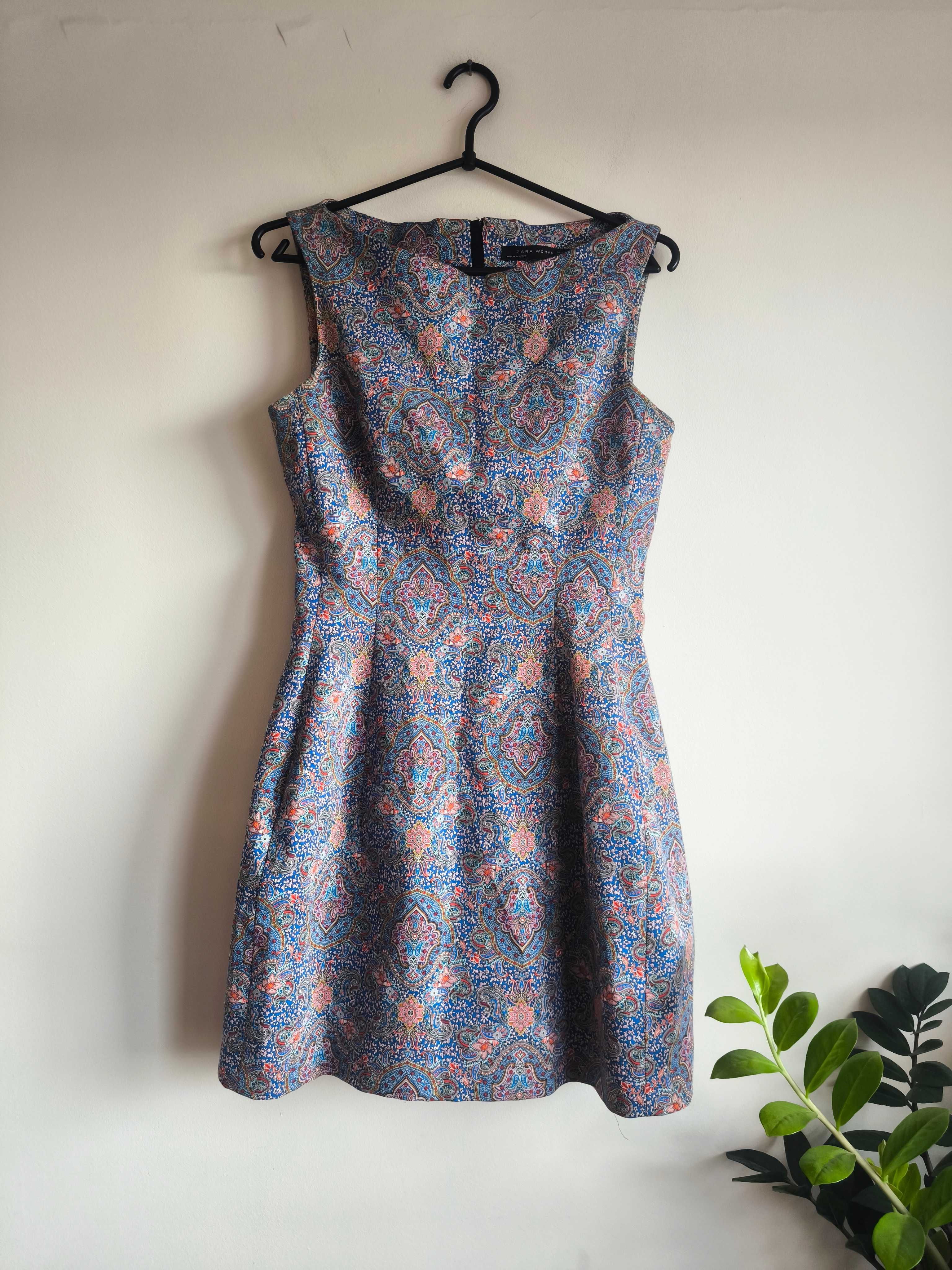 Elegancka i stylowa sukienka marki Zara w rozmiarze S (36)