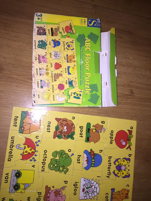 Puzzle duże angielski alfabet 26 elementów