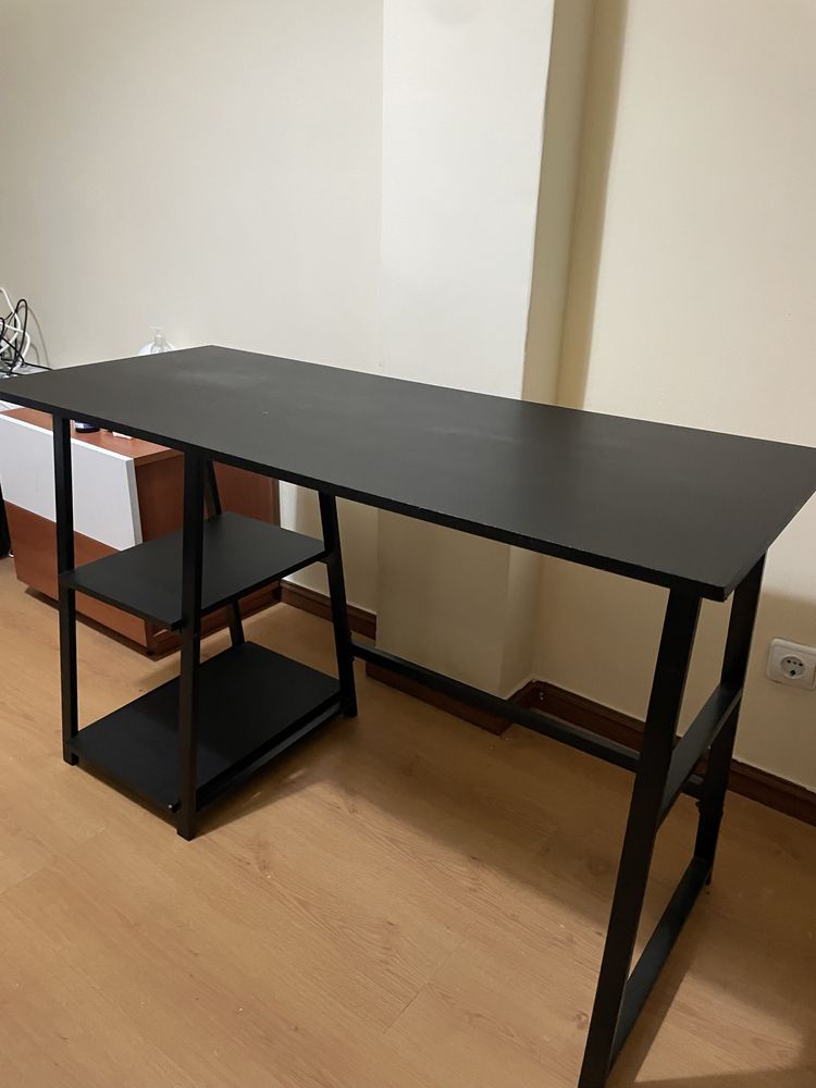 Mesa Secretária Kasa Preta, 120x50