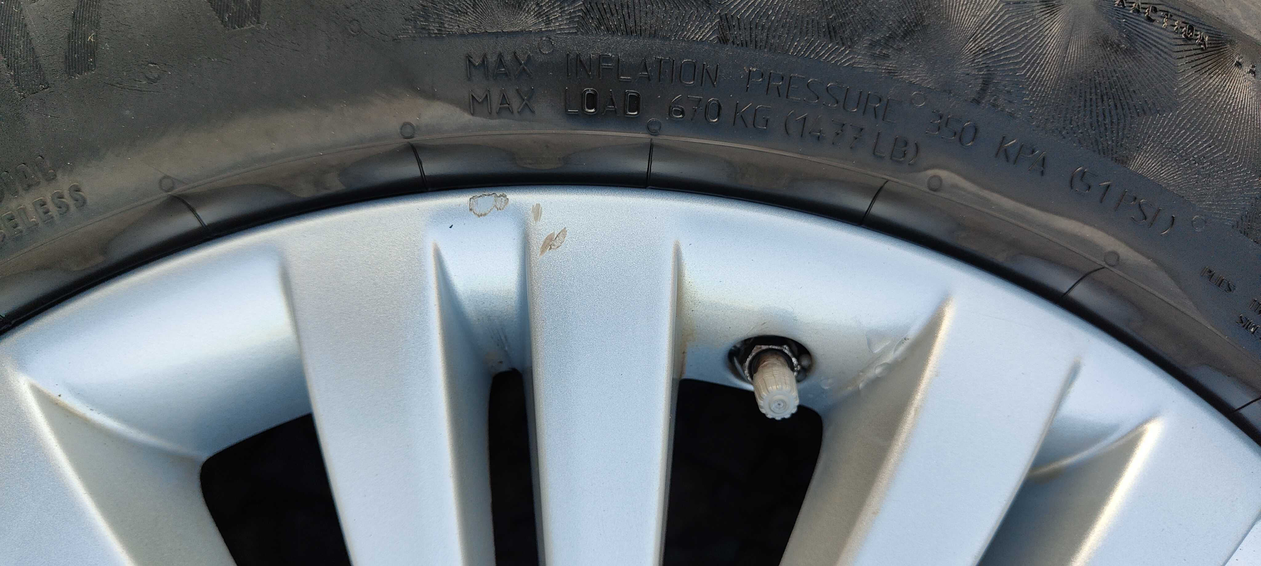 Felgi aluminiowe Opel AStra J 5x115 7Jx17 IS44 TPMS Kpl.