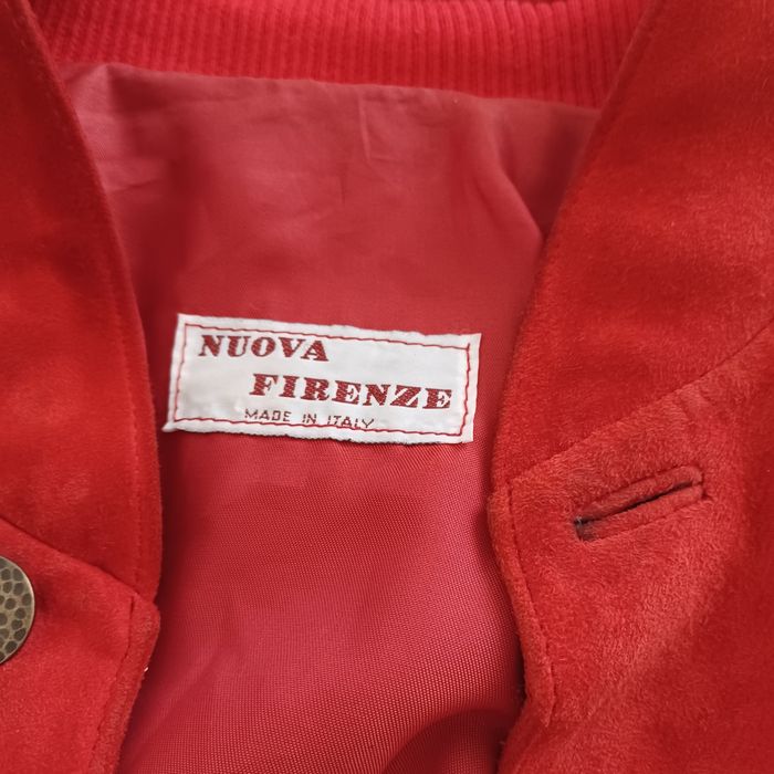 Kurtka skórzana Nuova Firence miękki nubuk L /52 vintage