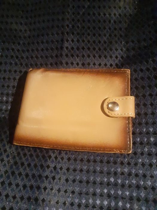 Кошелёк кожаный СССР Киев коричневый кожа