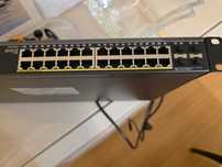 Switch Netgear ProSafe GS728TPP: 24 Portas Gigabit PoE+, 4 Portas SFP