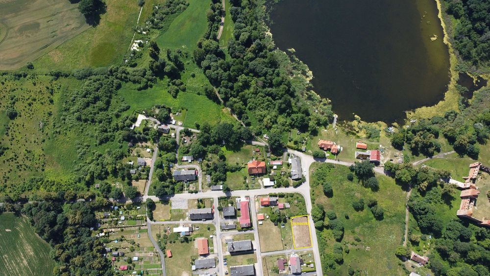 Działka budowlana Szymbark 10km od iławy 140m do jeziora 861m