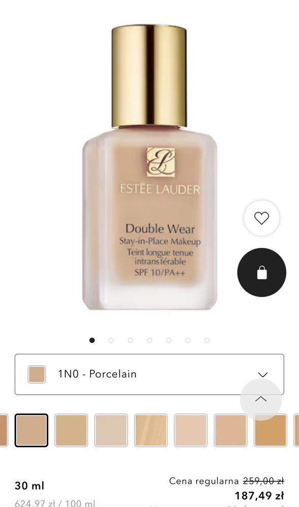 Estée Lauder Double Wear 1N0 Porcelain