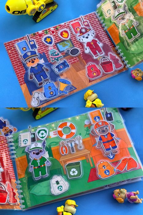 Альбом на липучках “Зимова місія” – Щенячий Патруль!